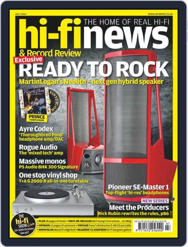 Hi Fi News June 3rd, 2016 Digital Back Issue Cover