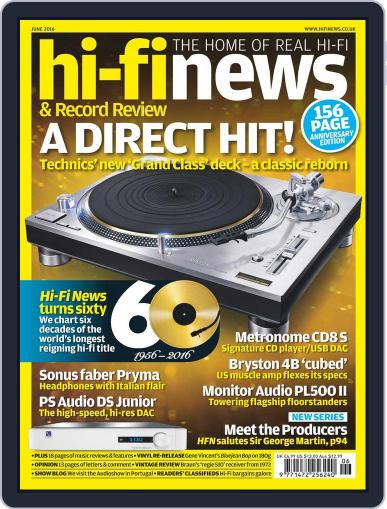 Hi Fi News May 6th, 2016 Digital Back Issue Cover
