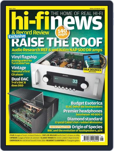 Hi Fi News April 8th, 2016 Digital Back Issue Cover