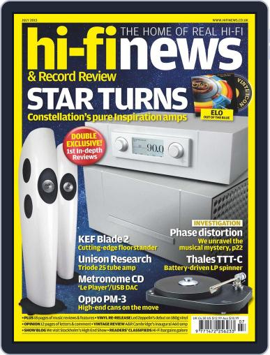 Hi Fi News July 1st, 2015 Digital Back Issue Cover