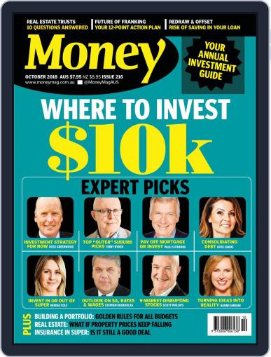 Money Australia October 1st, 2018 Digital Back Issue Cover