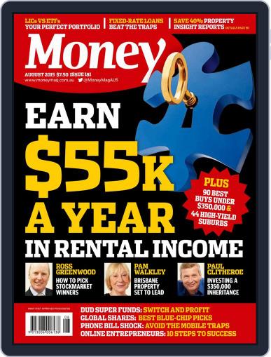 Money Australia August 1st, 2015 Digital Back Issue Cover