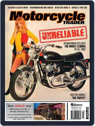 Motorcycle Trader March 1st, 2018 Digital Back Issue Cover