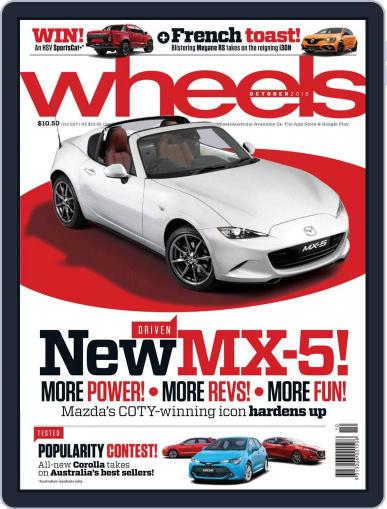Wheels October 1st, 2018 Digital Back Issue Cover