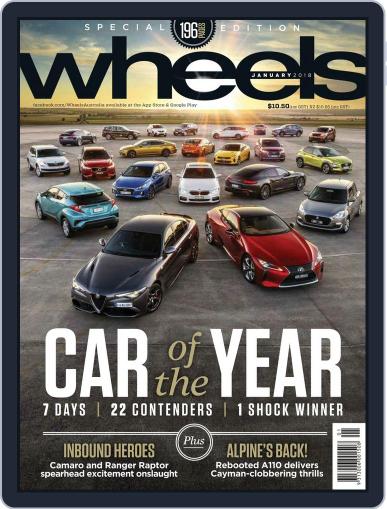 Wheels January 1st, 2018 Digital Back Issue Cover