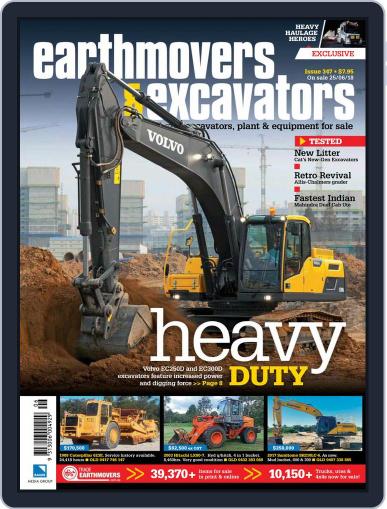 Earthmovers & Excavators August 1st, 2018 Digital Back Issue Cover