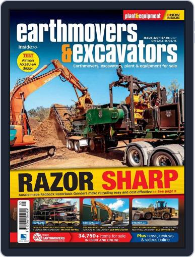 Earthmovers & Excavators May 15th, 2016 Digital Back Issue Cover