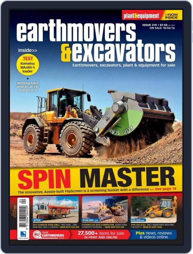 Earthmovers & Excavators April 17th, 2016 Digital Back Issue Cover