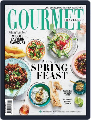 Gourmet Traveller October 1st, 2019 Digital Back Issue Cover