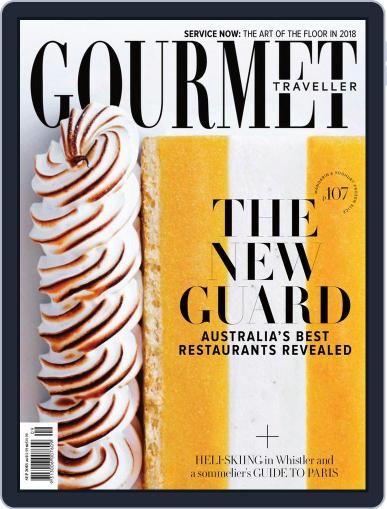 Gourmet Traveller September 1st, 2018 Digital Back Issue Cover