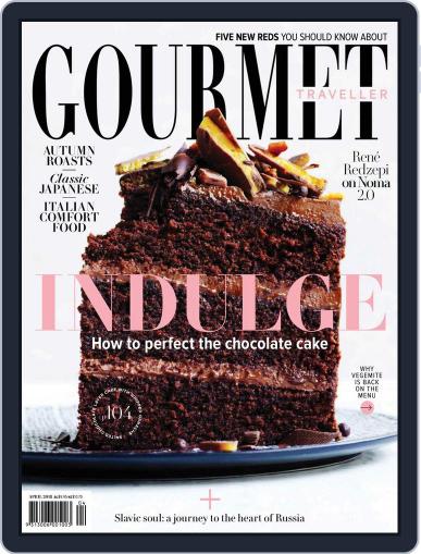 Gourmet Traveller April 1st, 2018 Digital Back Issue Cover