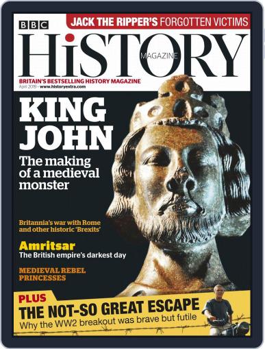 Bbc History April 1st, 2019 Digital Back Issue Cover