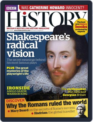 Bbc History March 24th, 2016 Digital Back Issue Cover