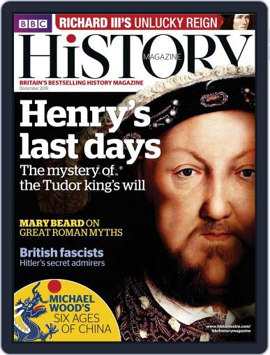 Bbc History October 29th, 2015 Digital Back Issue Cover