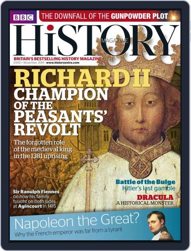 Bbc History October 8th, 2014 Digital Back Issue Cover