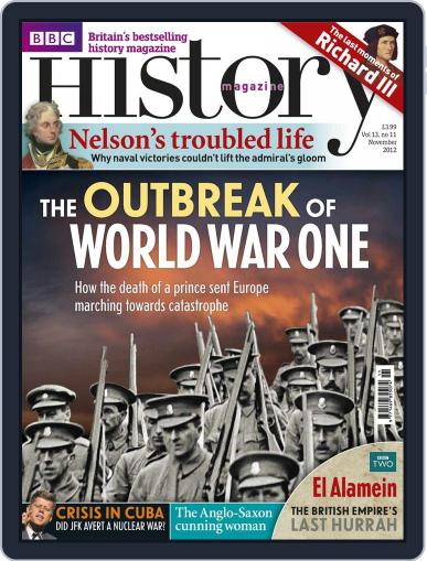 Bbc History October 8th, 2012 Digital Back Issue Cover