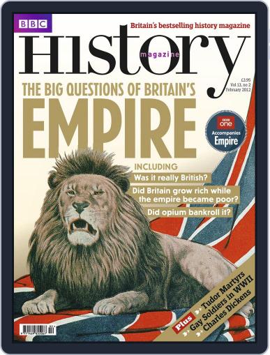 Bbc History January 30th, 2012 Digital Back Issue Cover