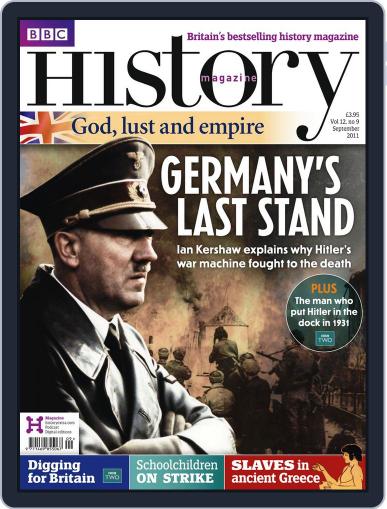 Bbc History August 15th, 2011 Digital Back Issue Cover