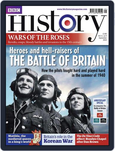Bbc History September 16th, 2010 Digital Back Issue Cover