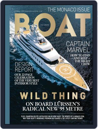 Boat International October 1st, 2019 Digital Back Issue Cover