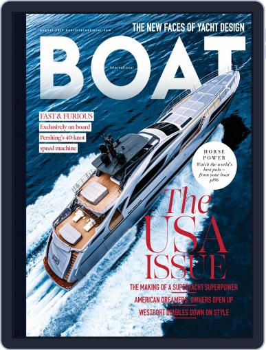Boat International August 1st, 2019 Digital Back Issue Cover