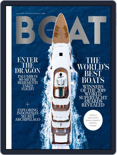 Boat International July 1st, 2019 Digital Back Issue Cover