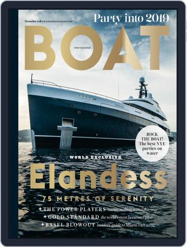 Boat International December 1st, 2018 Digital Back Issue Cover