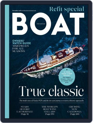 Boat International November 1st, 2018 Digital Back Issue Cover