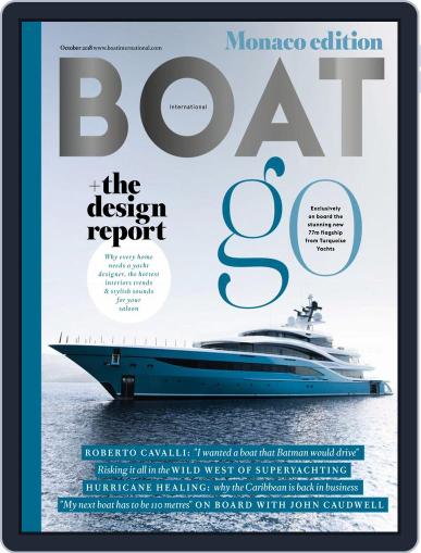 Boat International October 1st, 2018 Digital Back Issue Cover