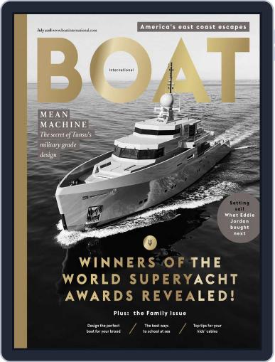 Boat International July 1st, 2018 Digital Back Issue Cover