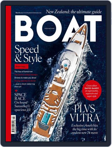 Boat International March 1st, 2017 Digital Back Issue Cover