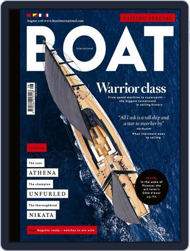 Boat International August 1st, 2016 Digital Back Issue Cover
