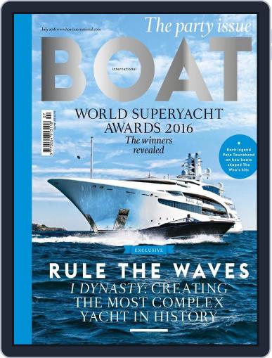 Boat International June 9th, 2016 Digital Back Issue Cover