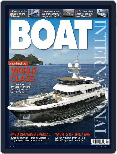 Boat International June 12th, 2014 Digital Back Issue Cover