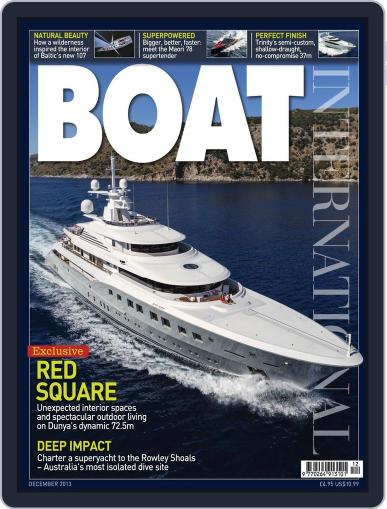 Boat International November 17th, 2013 Digital Back Issue Cover