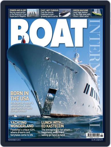 Boat International October 10th, 2013 Digital Back Issue Cover
