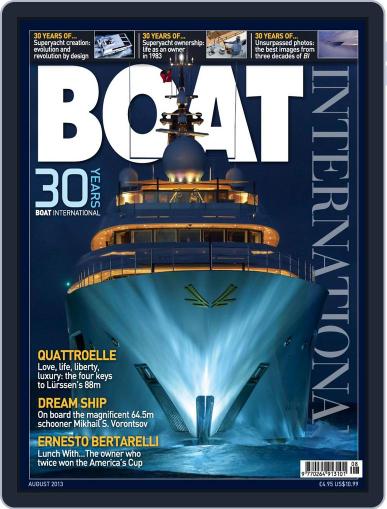 Boat International July 11th, 2013 Digital Back Issue Cover