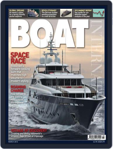 Boat International February 21st, 2013 Digital Back Issue Cover