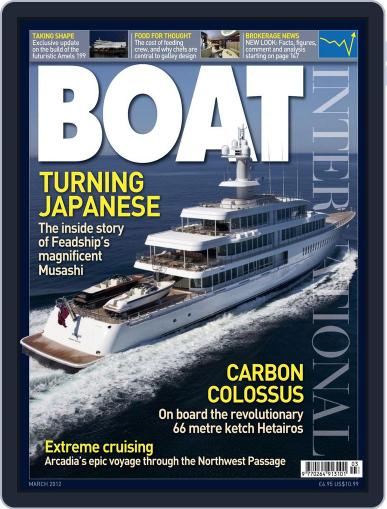 Boat International February 9th, 2012 Digital Back Issue Cover