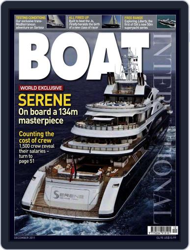 Boat International November 18th, 2011 Digital Back Issue Cover