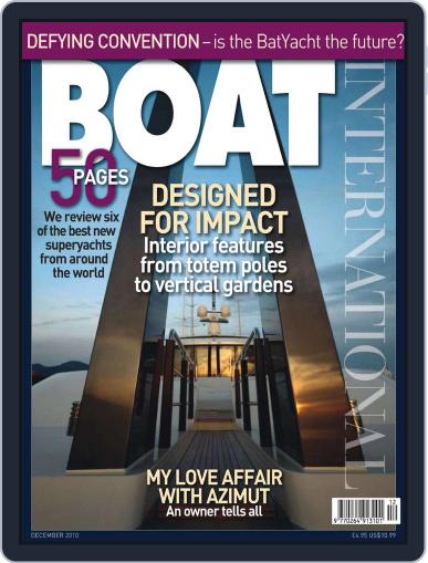 Boat International November 25th, 2010 Digital Back Issue Cover
