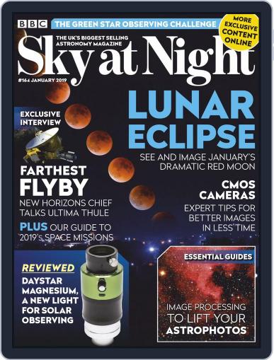 BBC Sky at Night January 1st, 2019 Digital Back Issue Cover