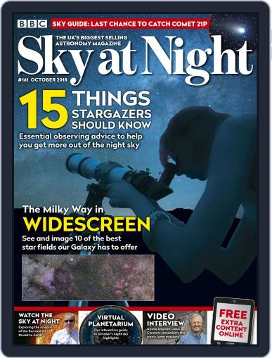 BBC Sky at Night October 1st, 2018 Digital Back Issue Cover