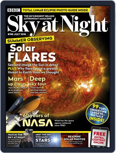BBC Sky at Night July 1st, 2018 Digital Back Issue Cover