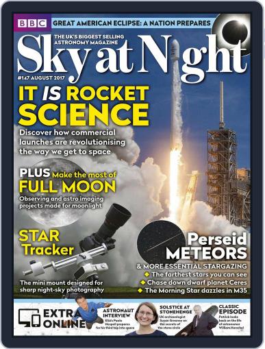 BBC Sky at Night August 1st, 2017 Digital Back Issue Cover