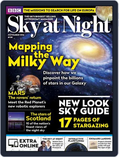 BBC Sky at Night November 1st, 2016 Digital Back Issue Cover