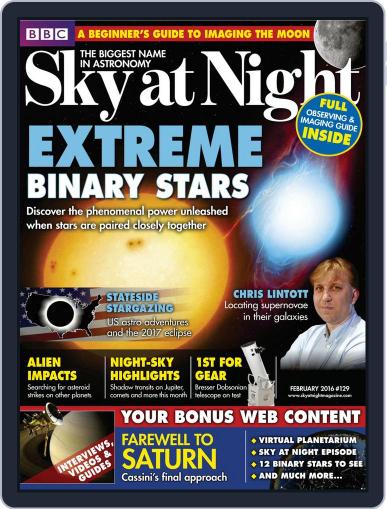 BBC Sky at Night February 1st, 2016 Digital Back Issue Cover