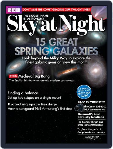 BBC Sky at Night February 18th, 2013 Digital Back Issue Cover