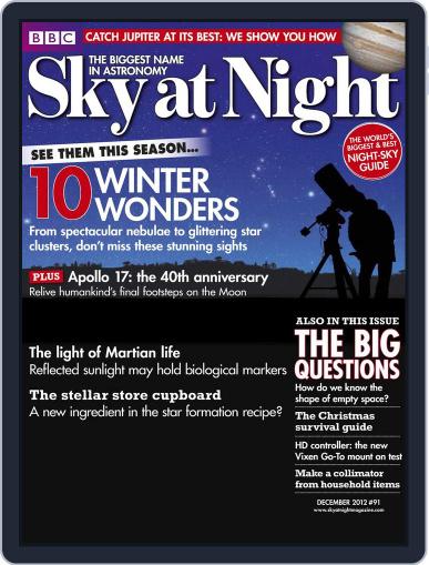 BBC Sky at Night November 20th, 2012 Digital Back Issue Cover