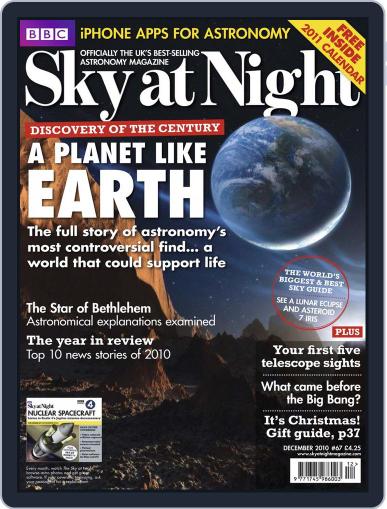 BBC Sky at Night November 22nd, 2010 Digital Back Issue Cover